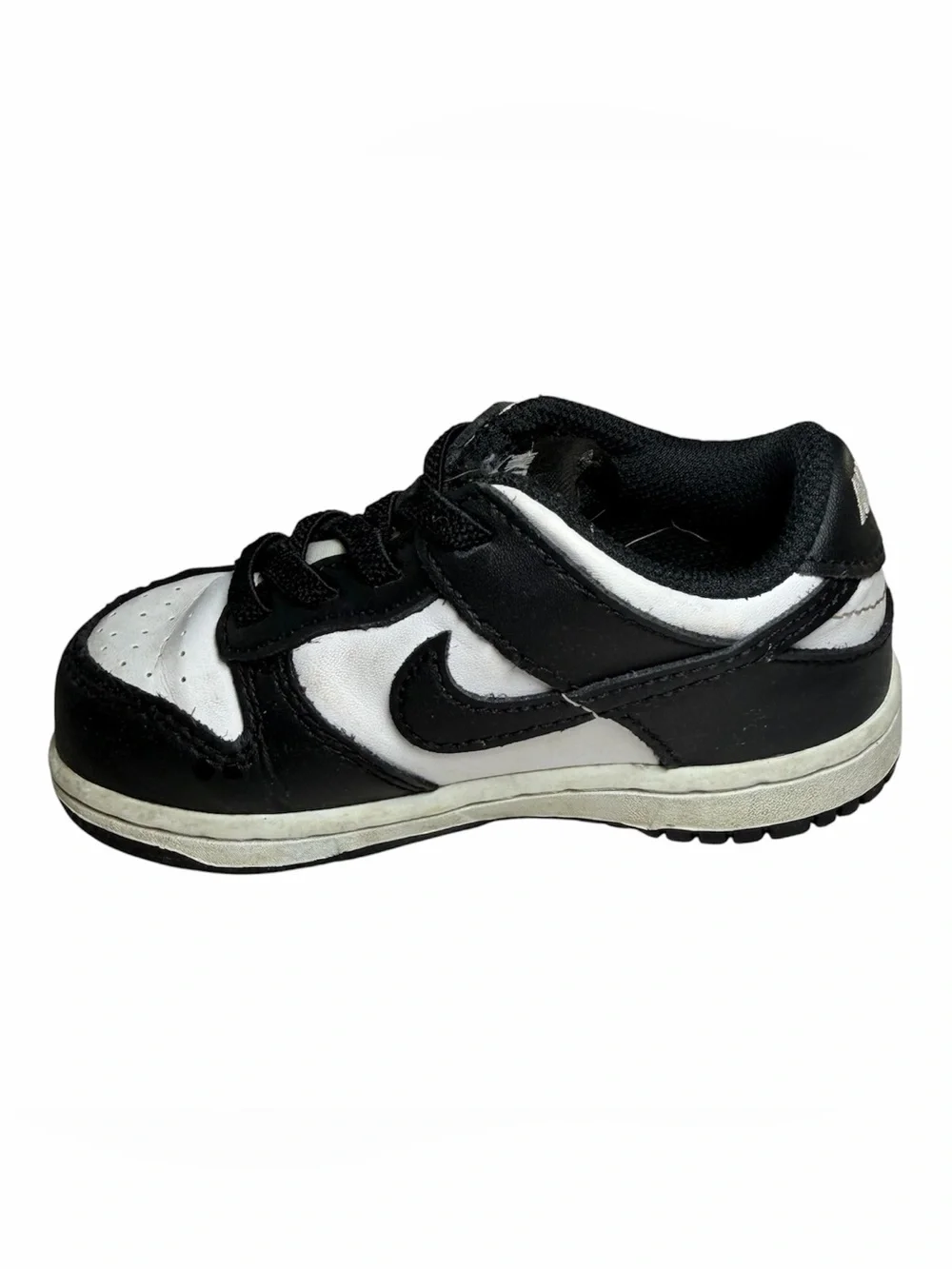 Nike Dunk Low Panda Toddler 8C CW1589-100 Black White TD Baby Sneakers